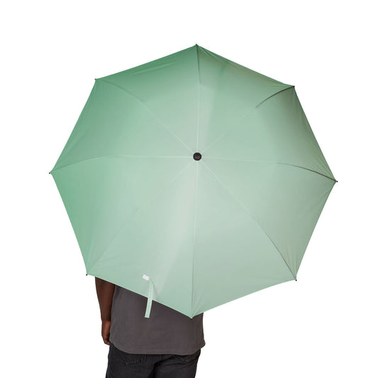 Mint Fade Foldable Umbrella - Compact & Chic