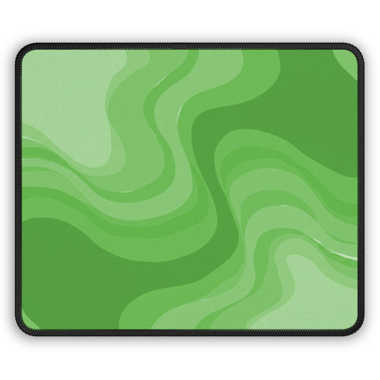 Greenie Meanie Wavey 9" x 7" Gaming Mouse Pad