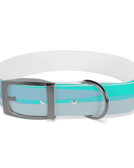 Pastel Tan and Tif Patches Medium Dog Collar