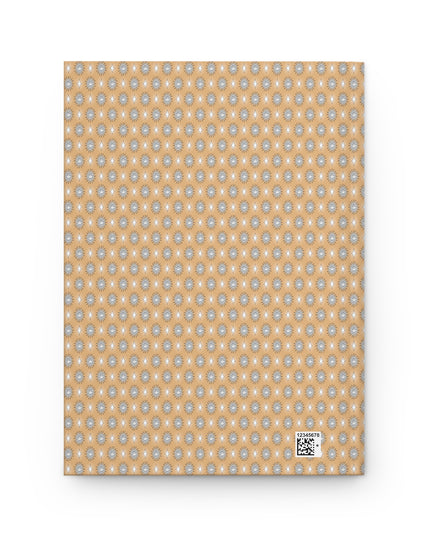 Tan Sunset Star-crossed Bodies Hardcover Journal Matte with 150 lined pages, 5.75" x 8"