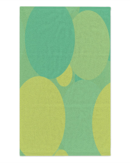 Pastel Green Patches Rally Towel, 11" x 18"