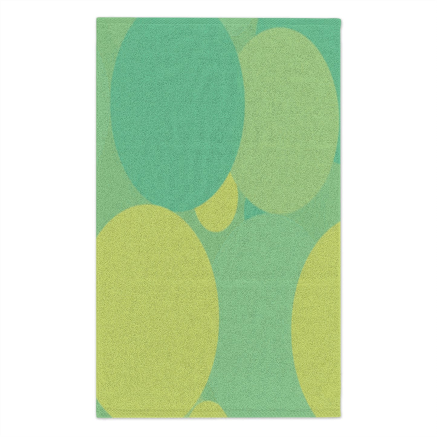 Pastel Green Patches Rally Towel, 11" x 18"