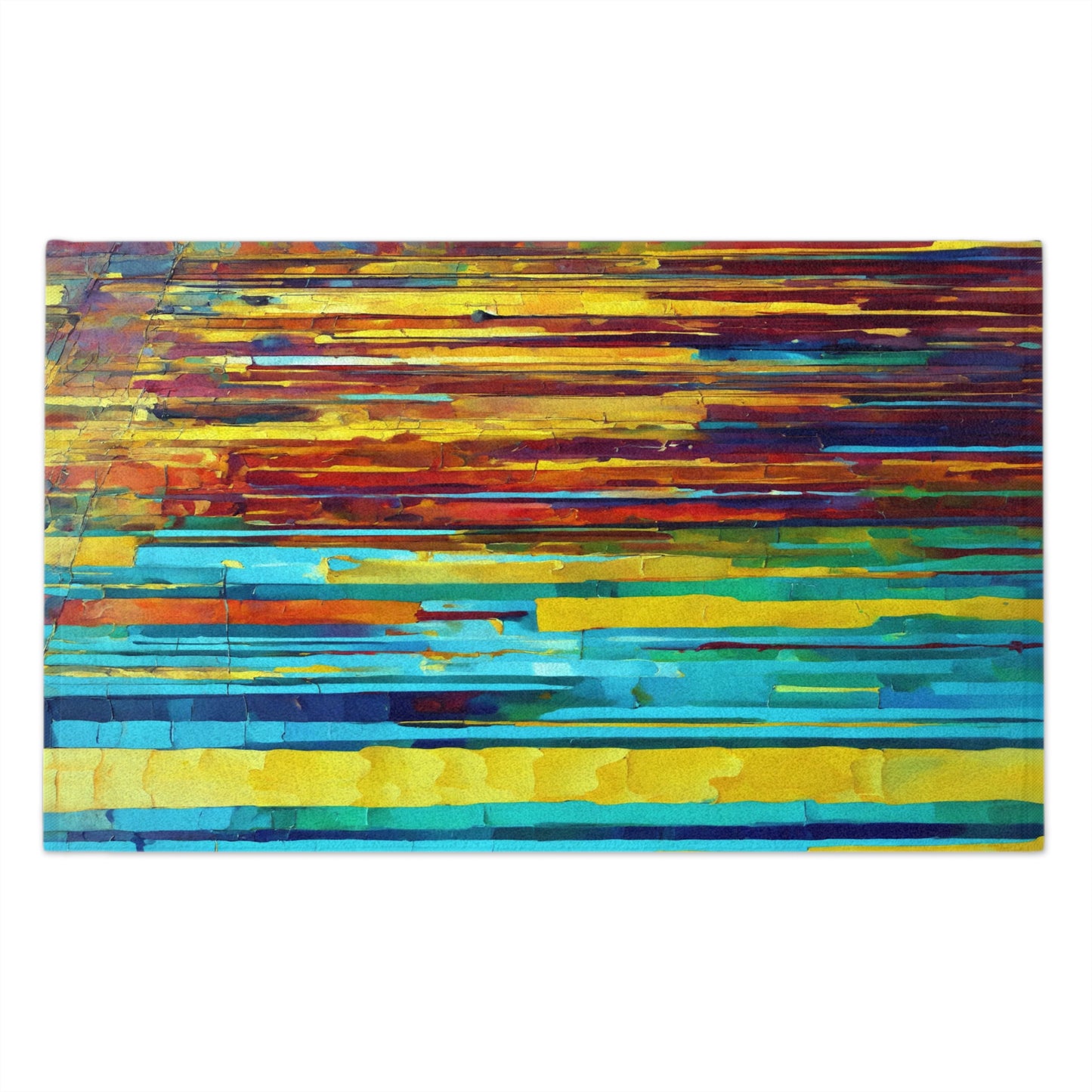 Striped Alpha Rally Towel, 11" x 18"