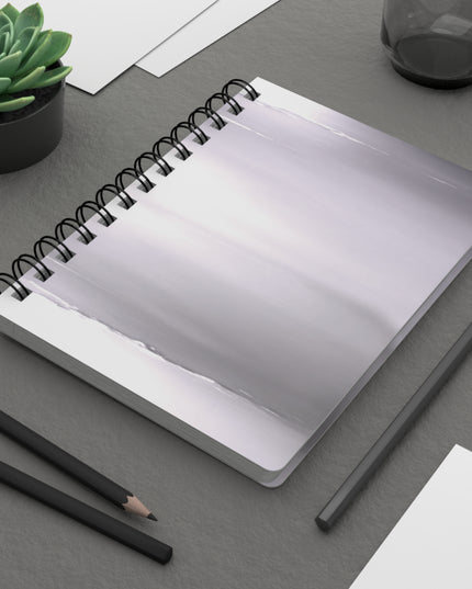 Sephia Sea Dark Fog Sea Purple Fog Spiral Bound Journal, 5" x 7" 150 pages