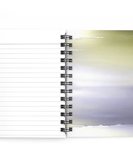 Lavender Sea Golden Fog Sea Purple Fog Spiral Bound Journal, 5" x 7" 150 pages