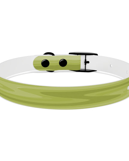 Lemon Wavey Small Dog Collar