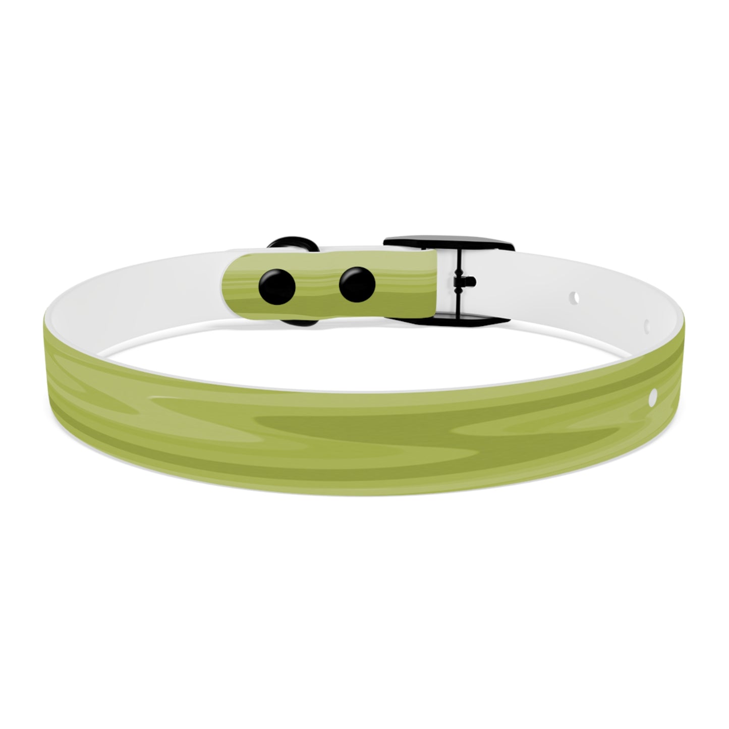 Lemon Wavey Small Dog Collar