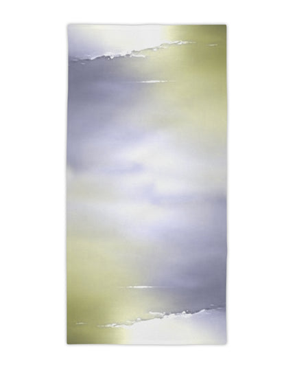 Lavender Sea Golden Fog Beach Towel, 30" x 60"
