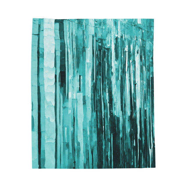 Striped Tif Velveteen Plush Blanket, 50" x 60"