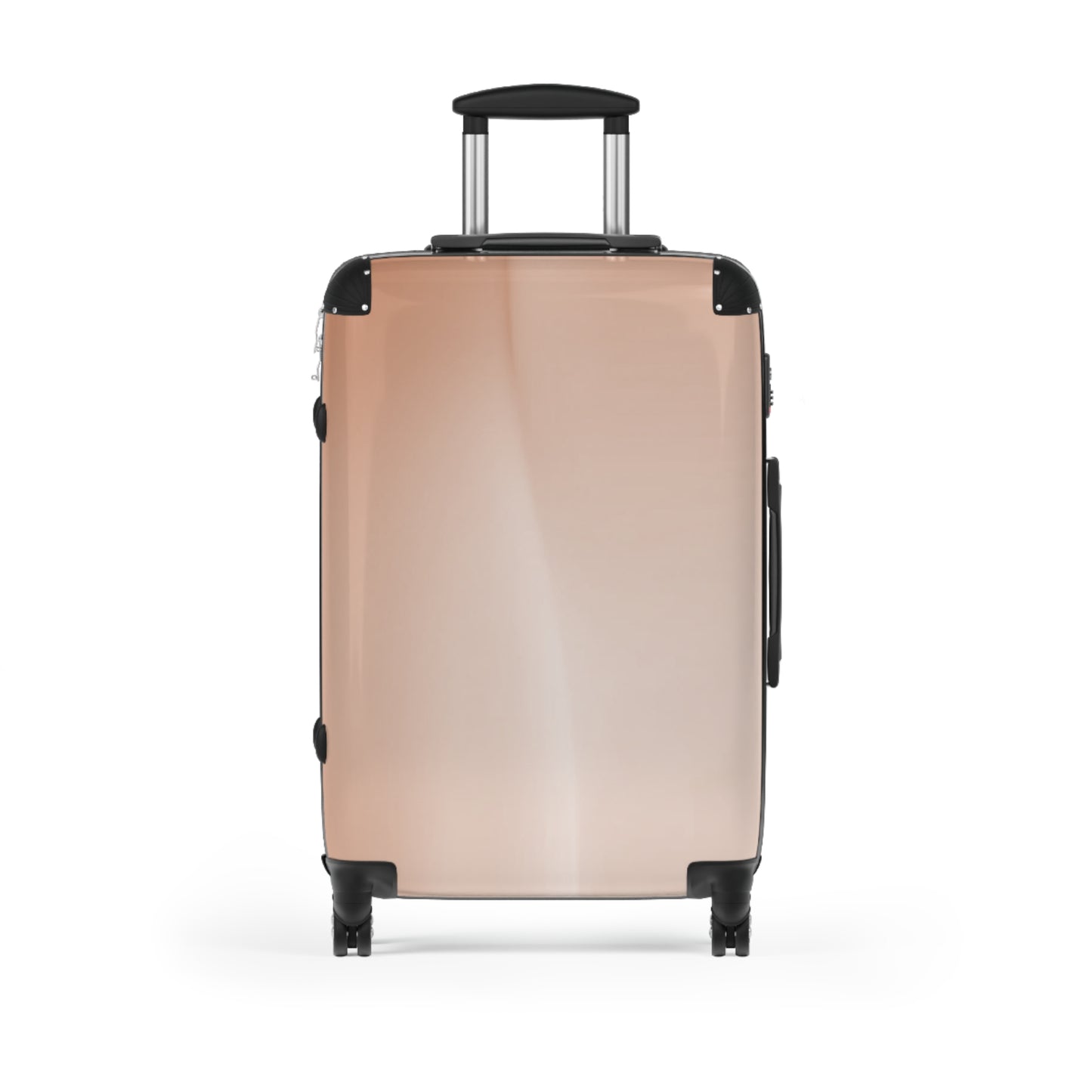 Soft Fade Medium Suitcase with built in lock, 4 double-wheels, telescopic handle, and ABS back hard-shell