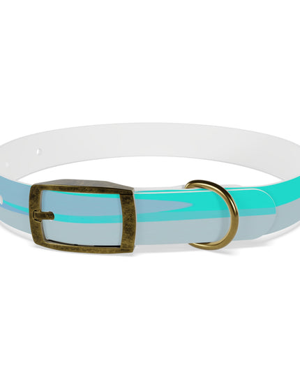 Pastel Tan and Tif Patches Small Dog Collar