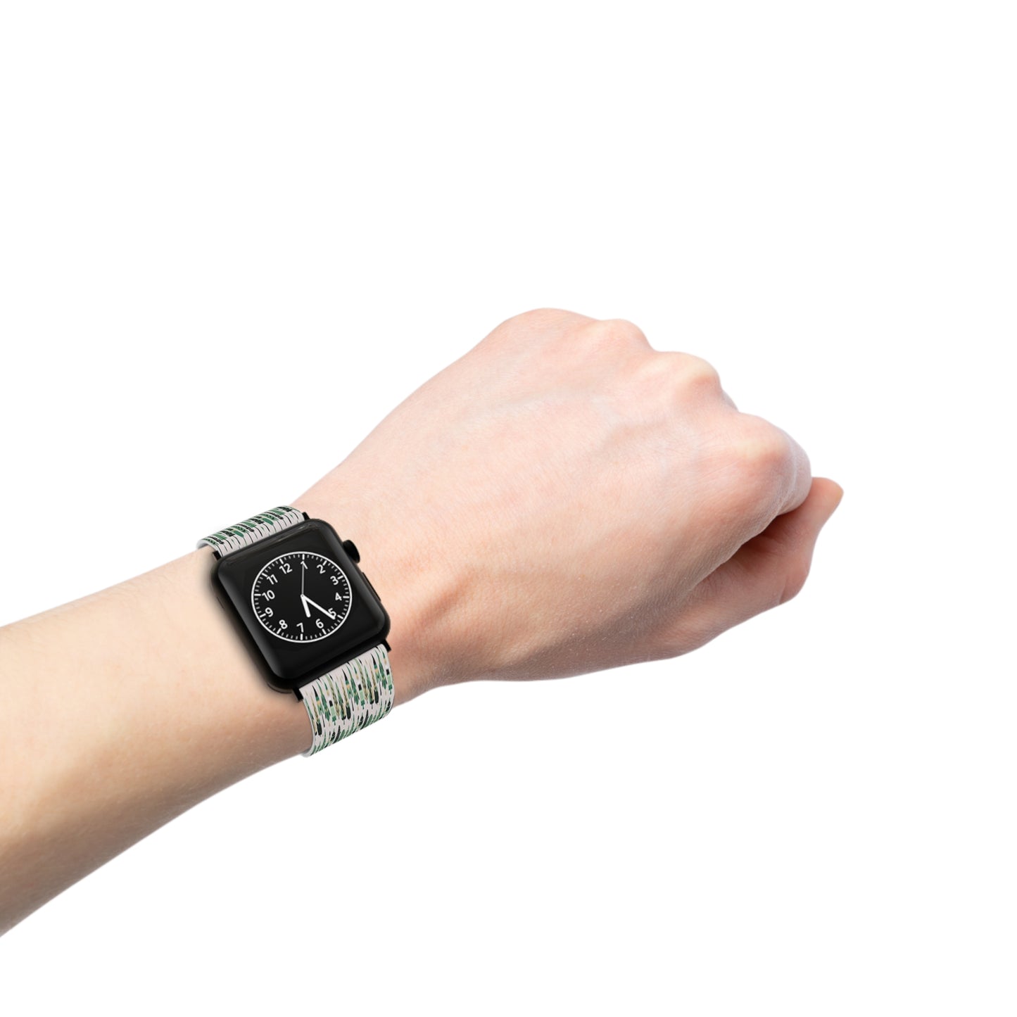 Mini Vintage Green Trees Watch Band for Apple Watch 8x.75/38-40mm/8x.75/42-44mm