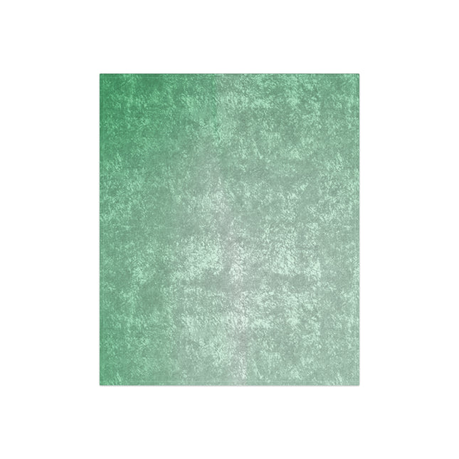 Mint Fade 50" x 60" Crushed Velvet Blanket