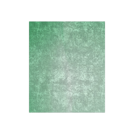 Mint Fade 50" x 60" Crushed Velvet Blanket