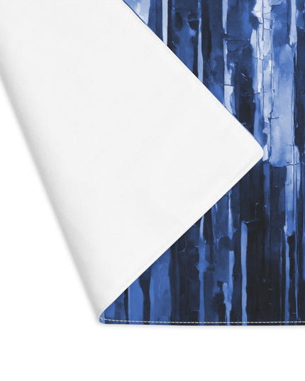 Striped Deep Blue Placemat, 1 pc