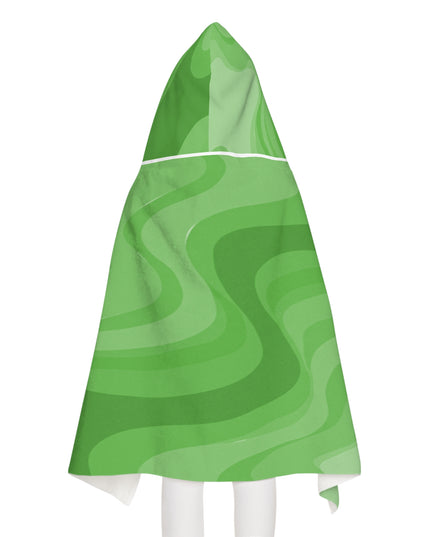 Greenie Meanie Wavey Youth Hooded Towel, 24" x 48"