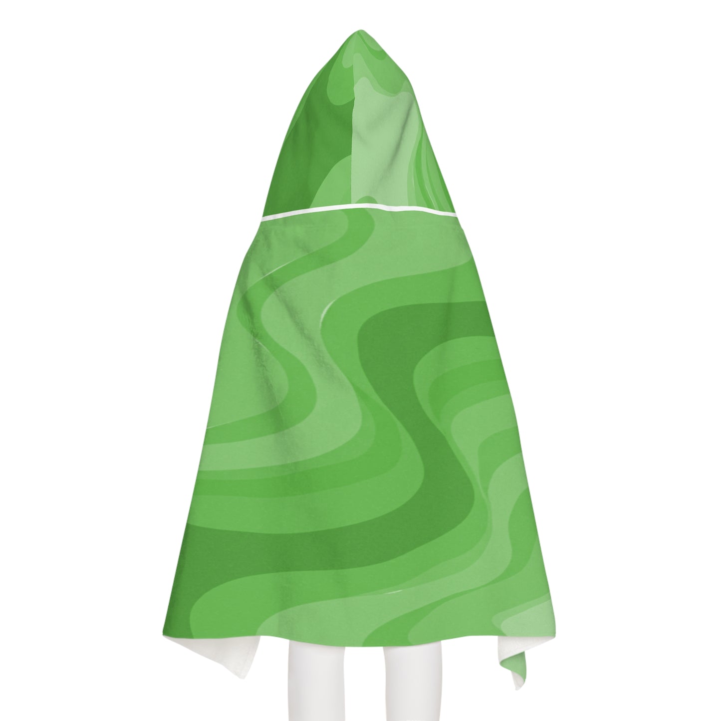 Greenie Meanie Wavey Youth Hooded Towel, 24" x 48"