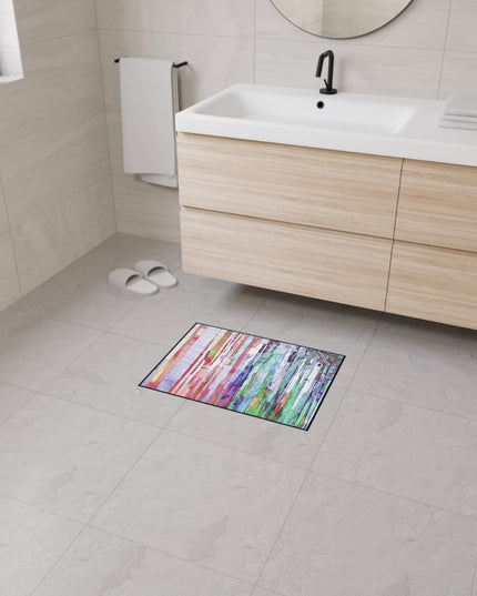 Striped Pastels 18" x 24" Heavy Duty Floor Mat