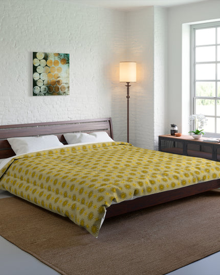 Lemongrass Star-crossed Bodies Comforter, 104" × 88"