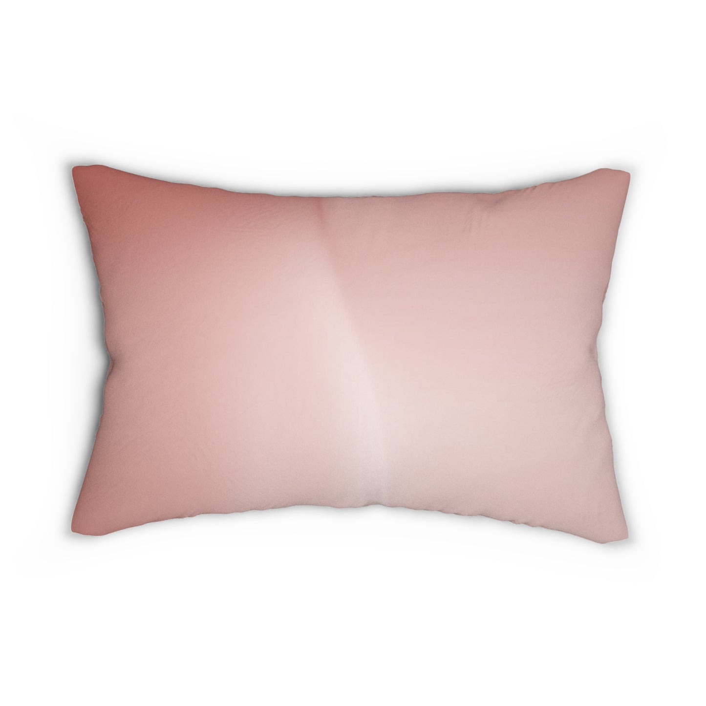Rose Red Fade Spun Polyester Lumbar Pillow, 20" x 14"