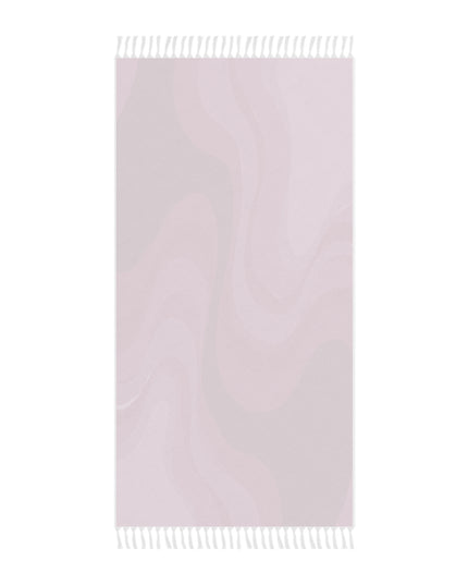 Pinky Mauve Wavey 38" × 81" Boho Beach Cloth