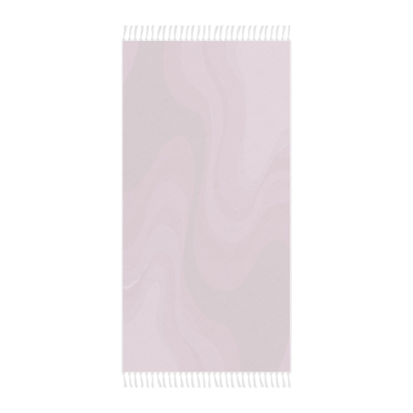 Pinky Mauve Wavey 38" × 81" Boho Beach Cloth