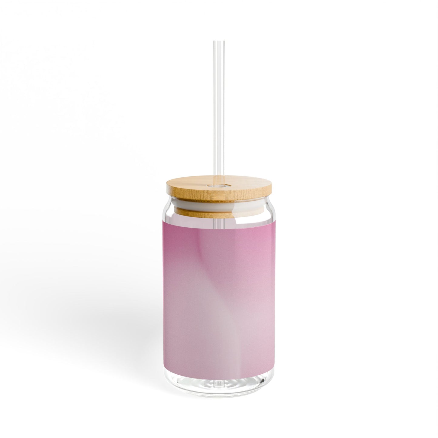 Pink Blush Fade Sipper Glass, 16oz