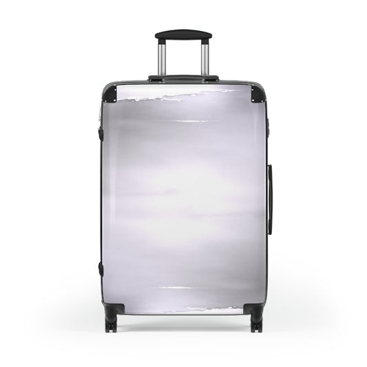 Sephia Sea Dark Fog Large Suitcase with built in lock, 4 double-wheels, telescopic handle, and ABS back hard-shell