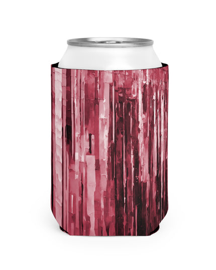 Striped Ruby 12 oz Can Cooler Sleeve