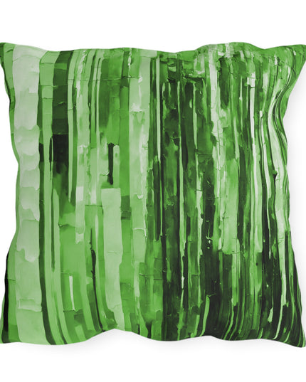 Striped Mint Pastel 20" x 20" Outdoor Pillow