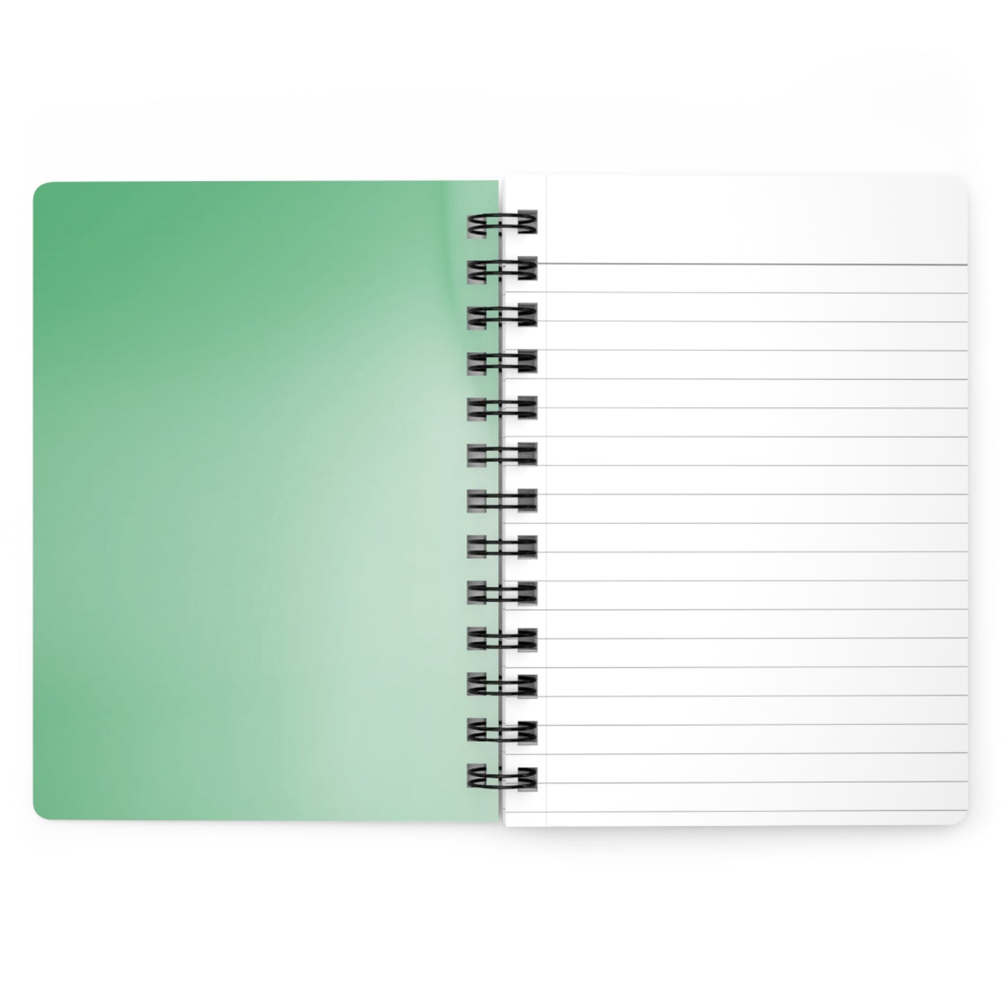 Mint Fade Spiral Bound Journal, 5" x 7" 150 pages