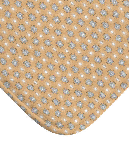 Tan Sunset Star-crossed Bodies 34" x 21" Bath Mat