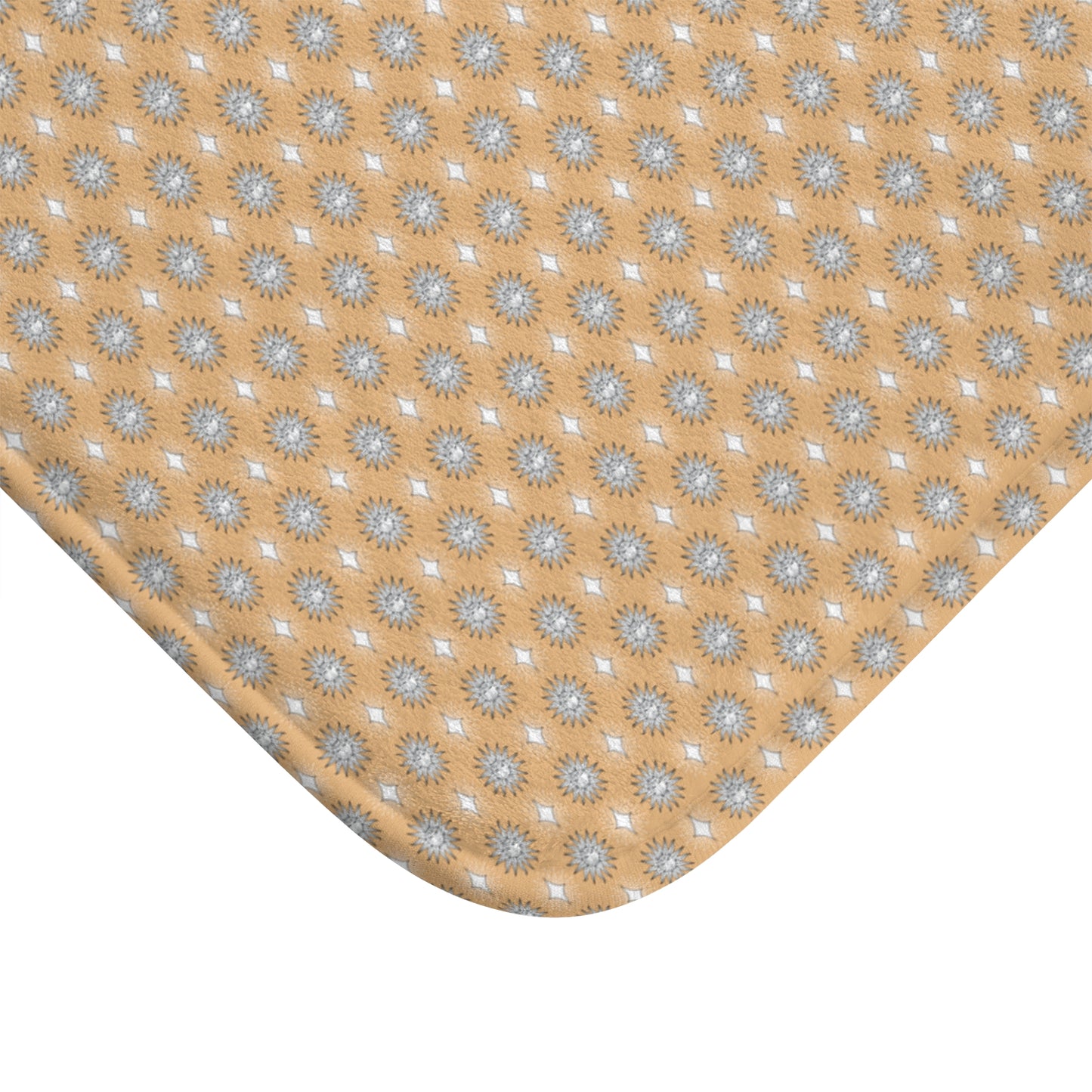 Tan Sunset Star-crossed Bodies 34" x 21" Bath Mat
