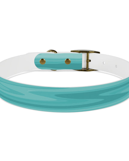Tif Green Wavey Large Dog Collar