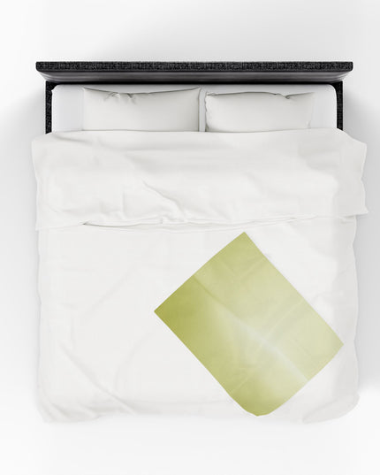 Lemon Fade Velveteen Plush Blanket, 30" x 40"