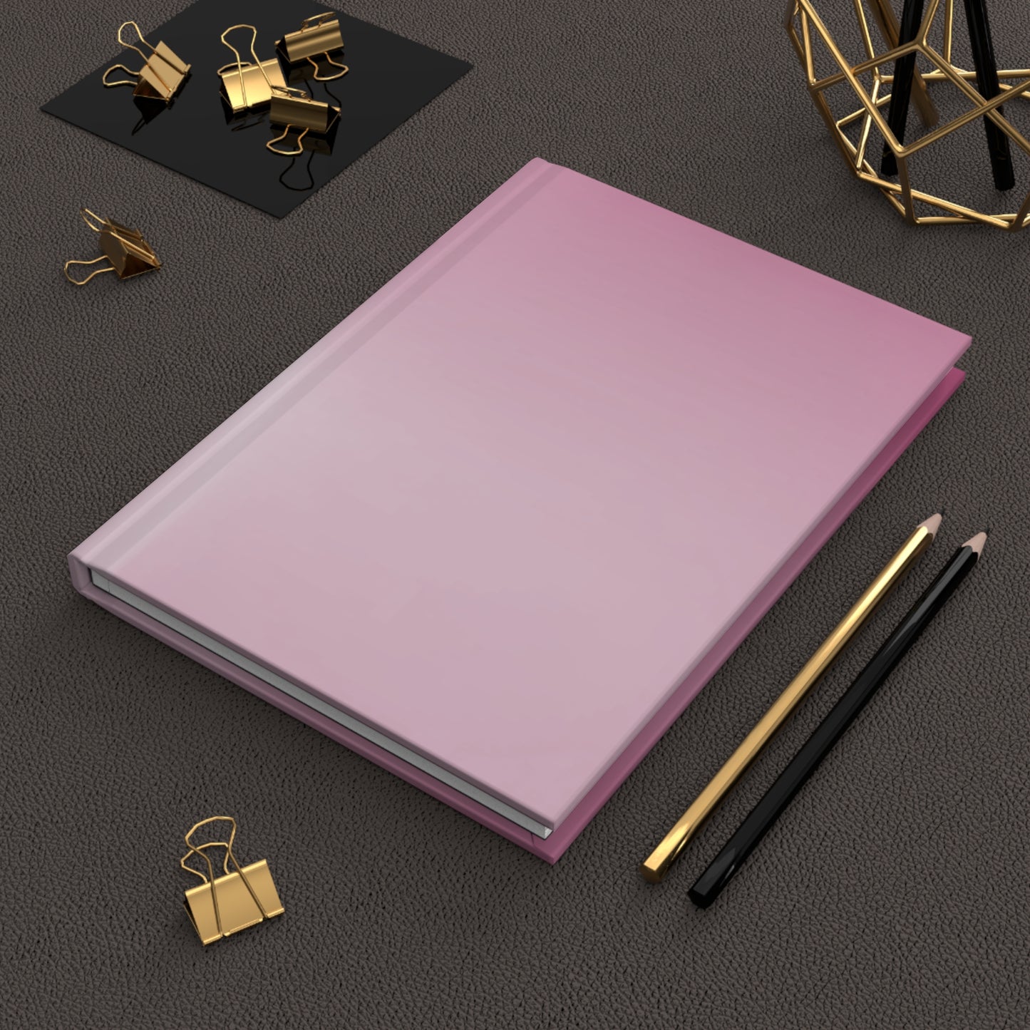 Pink Blush Fade 5.75" x 8" Hardcover Journal Matte with 150 lined pages
