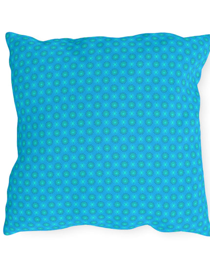 Light Blue Star-crossed Bodies 18" x 18" Outdoor Pillows