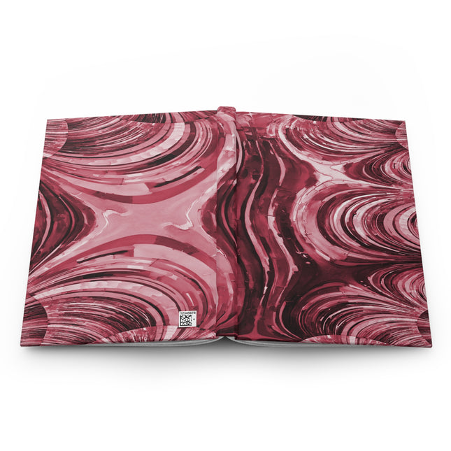 Uzi Spiral Ruby 5.75" x 8" Hardcover Journal Matte with 150 lined pages