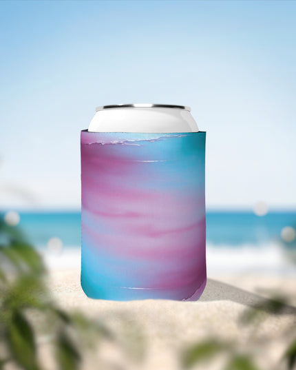 Wine Sea Blue Fog 12 oz Can Cooler Sleeve
