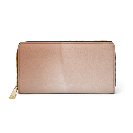 Soft Fade Elegant Abstract Zipper Wallet - Stylish & Functional Accessory for Everyday Use