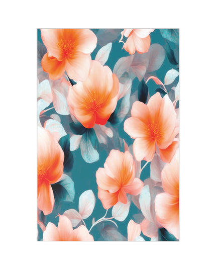 Orange Blossom Floral Bunch Postcards (7 pcs)