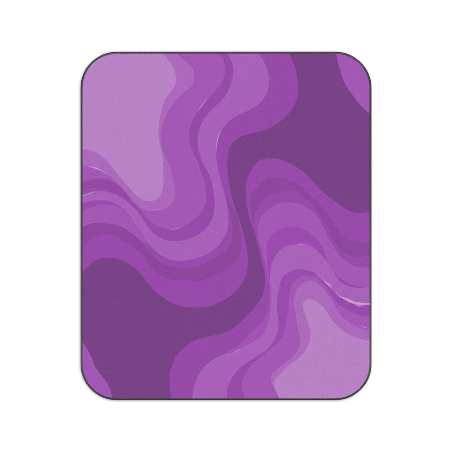 Wavey Purple Wavey 61" × 51" Picnic Blanket