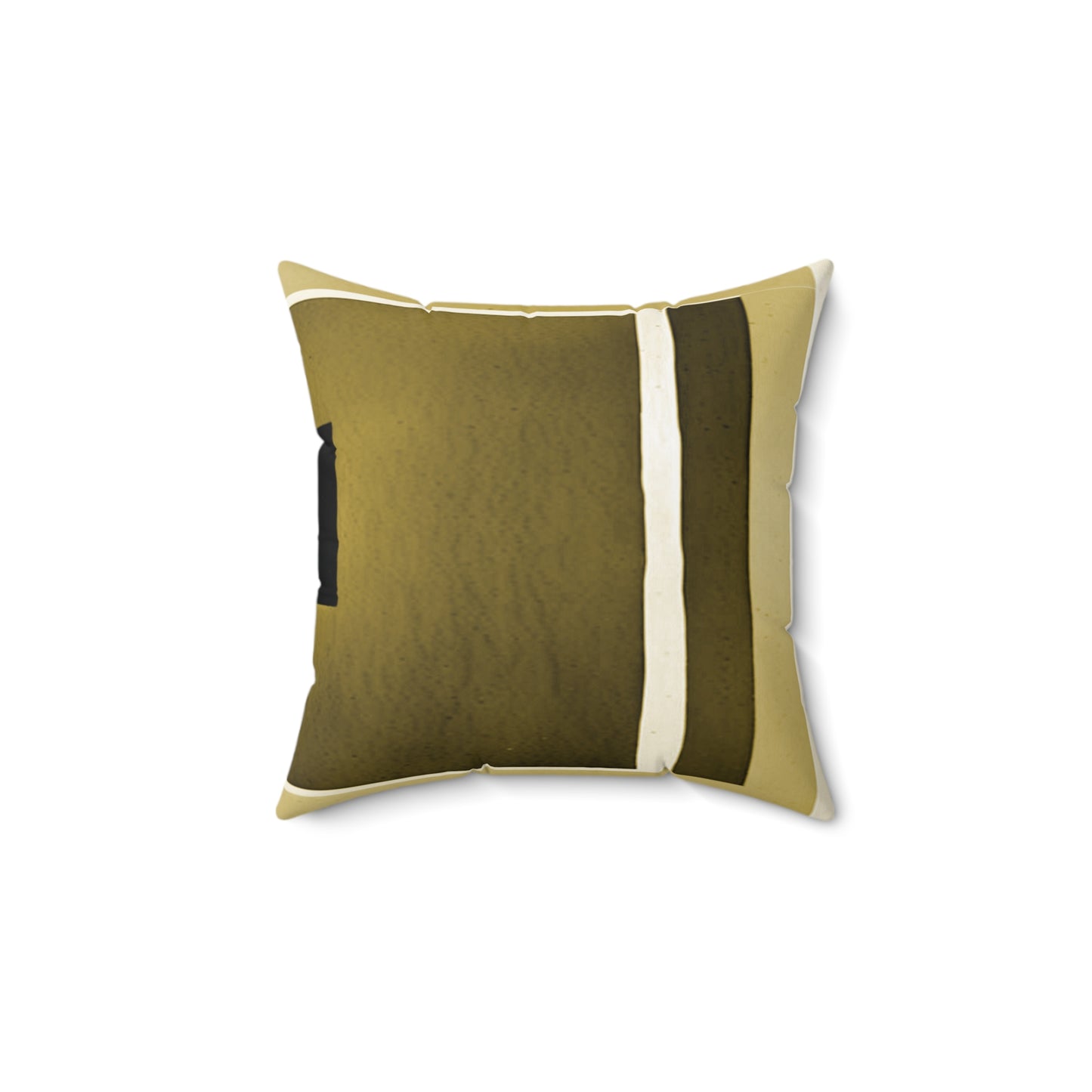 Tan Shadow 14" x 14" Faux Suede Square Pillow