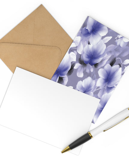 Indigo Blossom Floral Bunch Postcards (7 pcs)