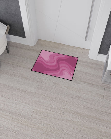 Pinky Mauve Wavey 18" x 24" Heavy Duty Floor Mat