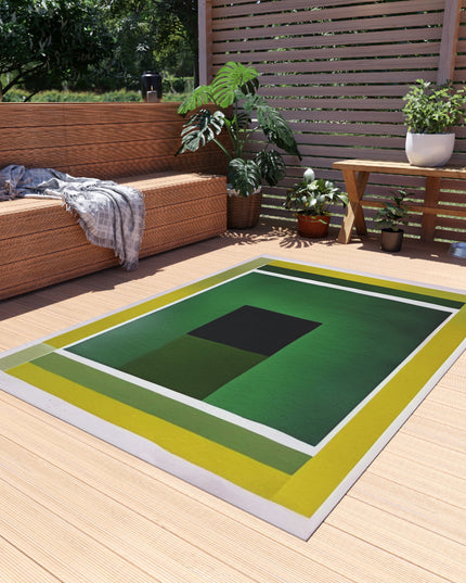 Alpha Shadow Outdoor Rug, 60" x 84"