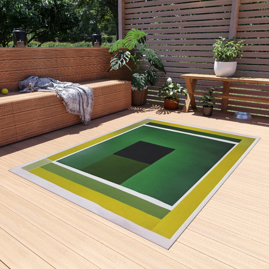 Alpha Shadow Outdoor Rug, 60" x 84"