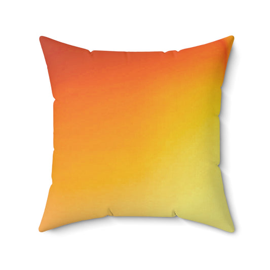 Phoenix Fade 20" x 20" Faux Suede Square Pillow