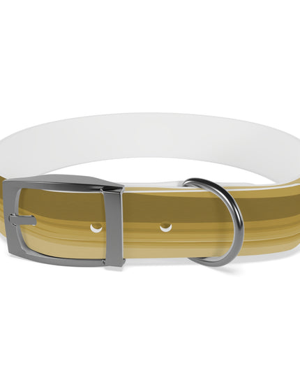 Brown Wavey Medium Dog Collar