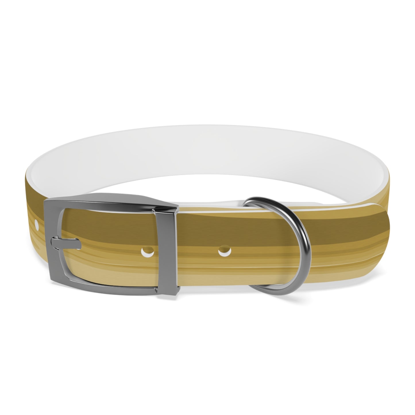 Brown Wavey Medium Dog Collar